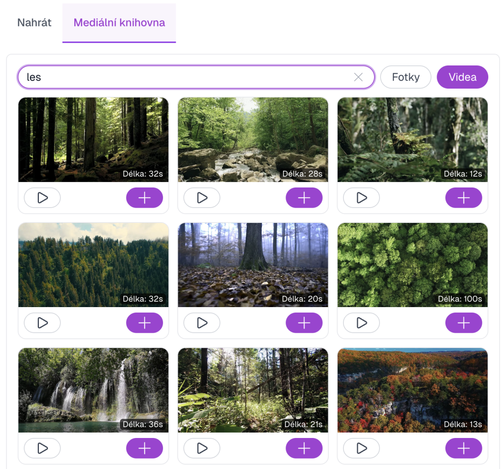 Pridanie médií a vizualizácií - screenshot 2