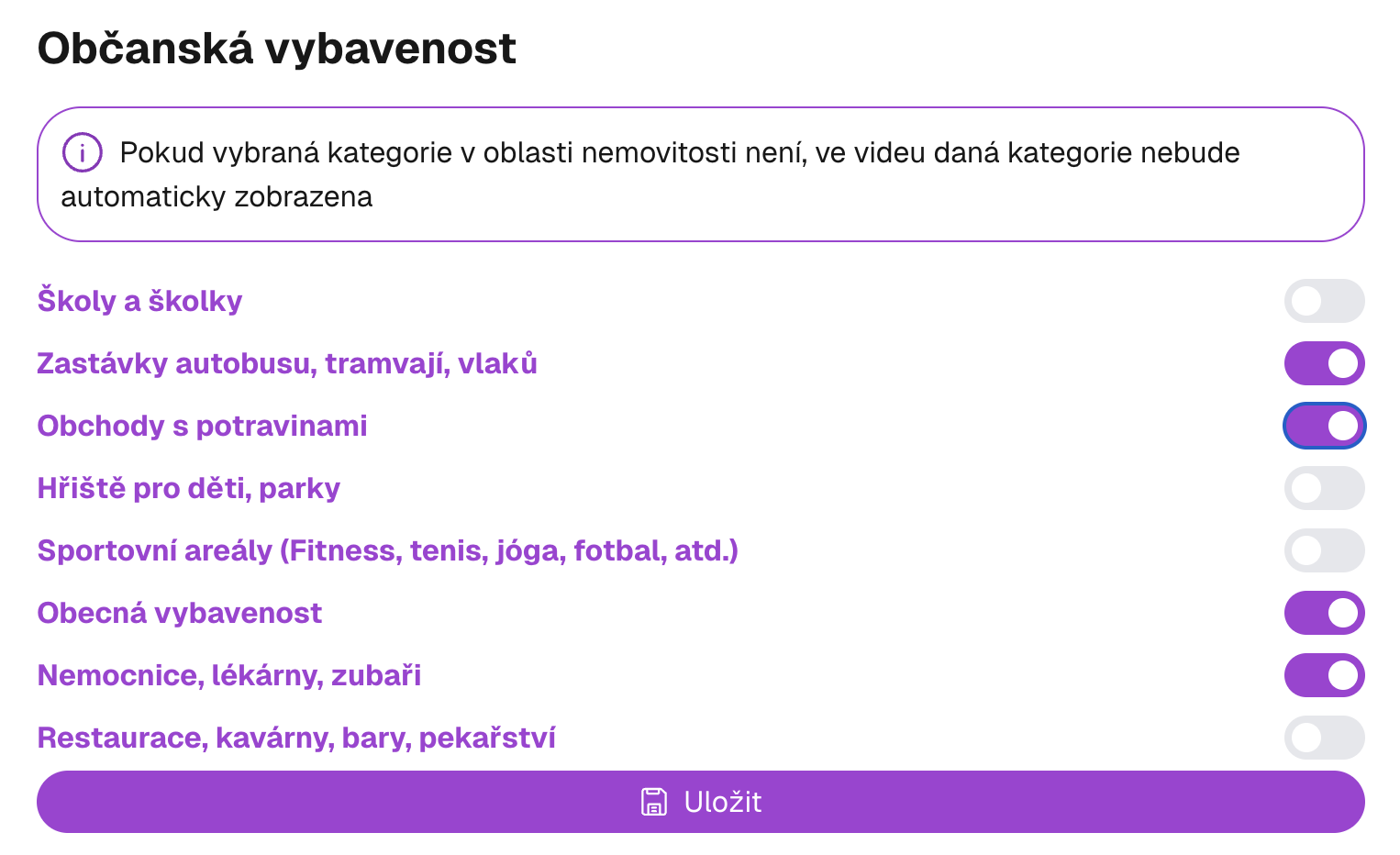 Občiaska vybavenosť - screenshot 1